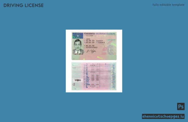 Beispiel für einen deutschen Führerschein